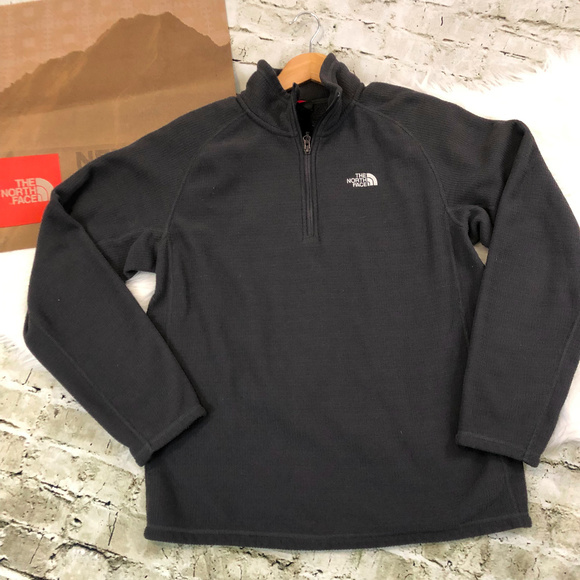 The North Face Other - The North Face Gray Mens Fleece Quarter Zip Jacket